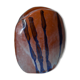 Vallauris ceramic vase signed “A”