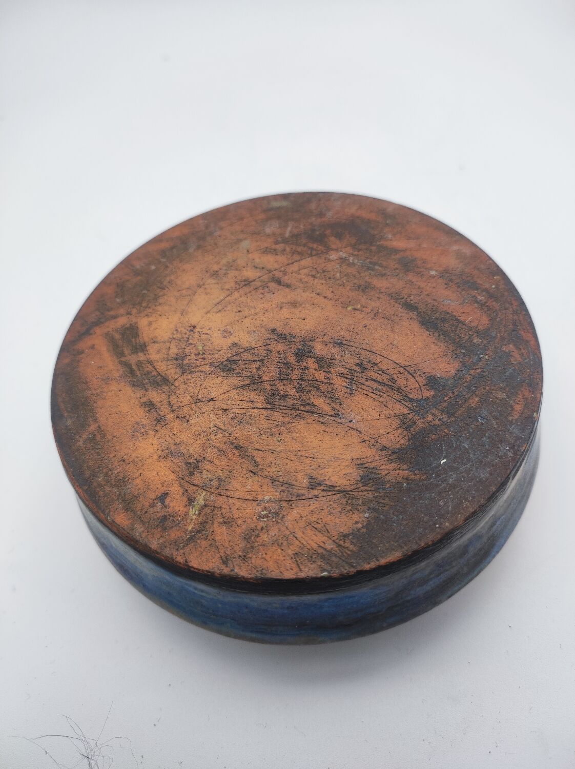 Ceramic candlestick ashtray 2 potters