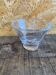 Old cut crystal d'arques pocket bowl with engraved butterfly decoration vintage