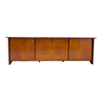 Mid-century wooden sideboard with drawers - Italy 1960s