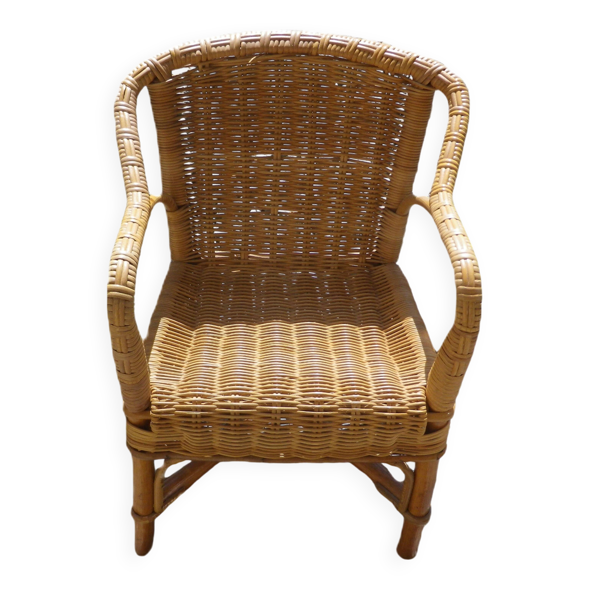 children's rattan armchair