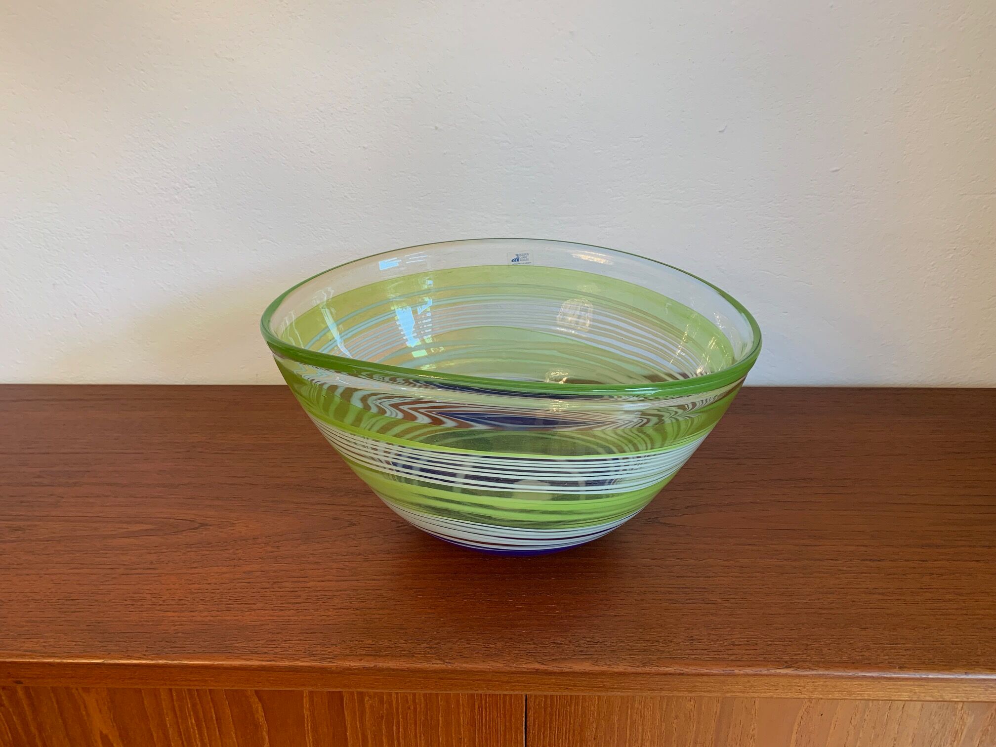 Vilniaus Stiklo Studija bowl, Lithuania, 1990s