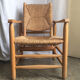 "Paillé" armchair by Charlotte Perriand