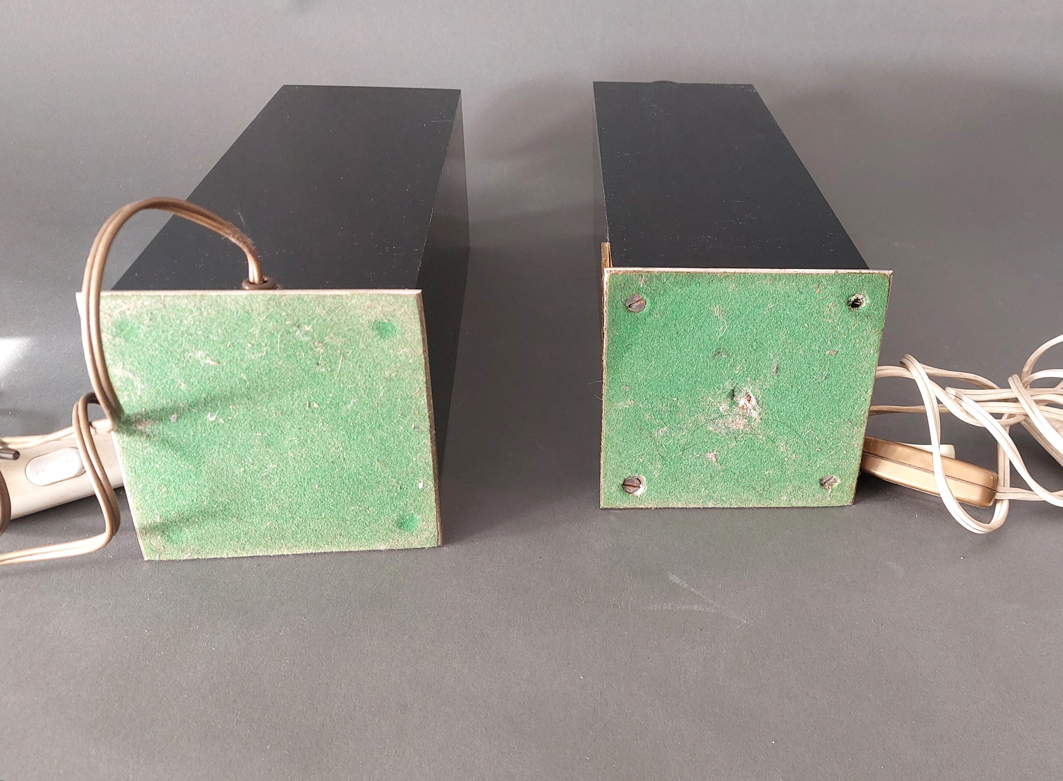 Pair of lamps 1960/1970 black.