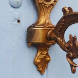 Vintage Rams Head French Bronze Wall Sconces Wall Lights C1930s Pair