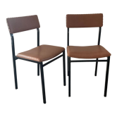 Pair of Tiger Plastics-Holland chairs from the 70s