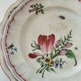 12 antique floral plates bistro & guest table style