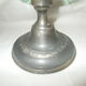 Lampe à pétrole pied étain