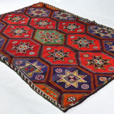 Anatolian handmade kilim rug 202 cm x 271 cm