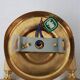 Set of 3 vintage Sciolari wall lights gold plated brass Italian 1960s