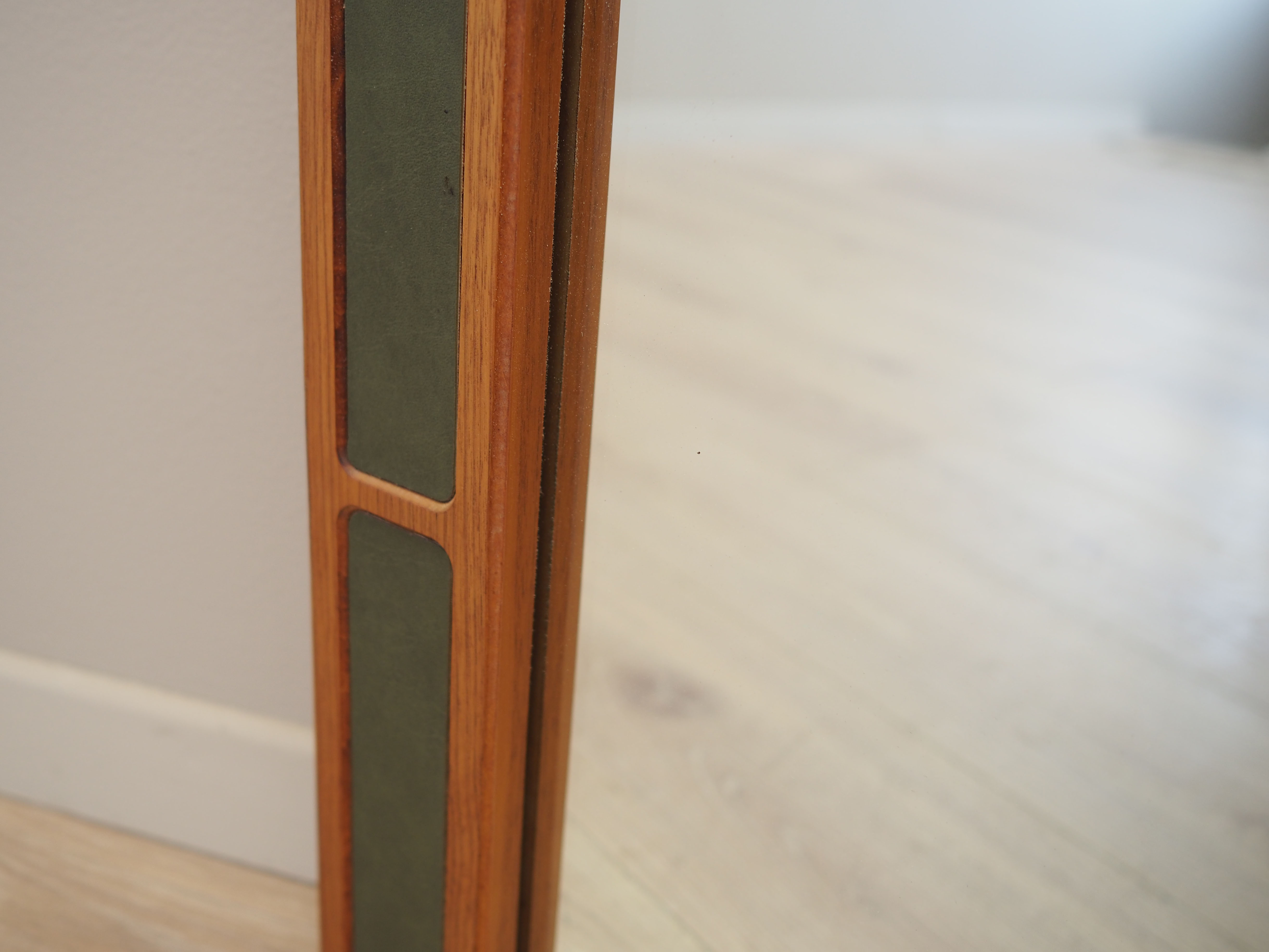 Teak mirror, Danish design, 1970s, production Denmark, 93x124 cm
