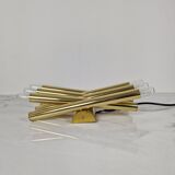 Italian Wall Lamp with Six Lights, in the Style of Gaetano Sciolari, circa