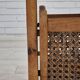 1970s, Danish newspaper side table. Solid oak wood, furniture mesh.