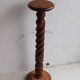 Saddle, pedestal, turned wooden column