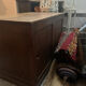 Vintage solid oak desk
