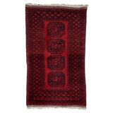 Antique Afghan Ersari handmade rug 118 cm x 196 cm 1920s