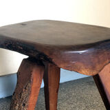 Monoxyle alpine tabouret