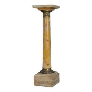 colonne en onyx fin 19e