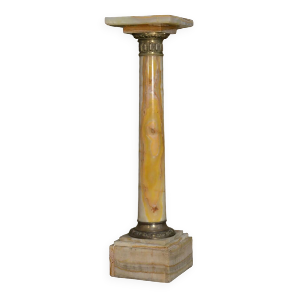 Colonne en onyx fin 19e siècle