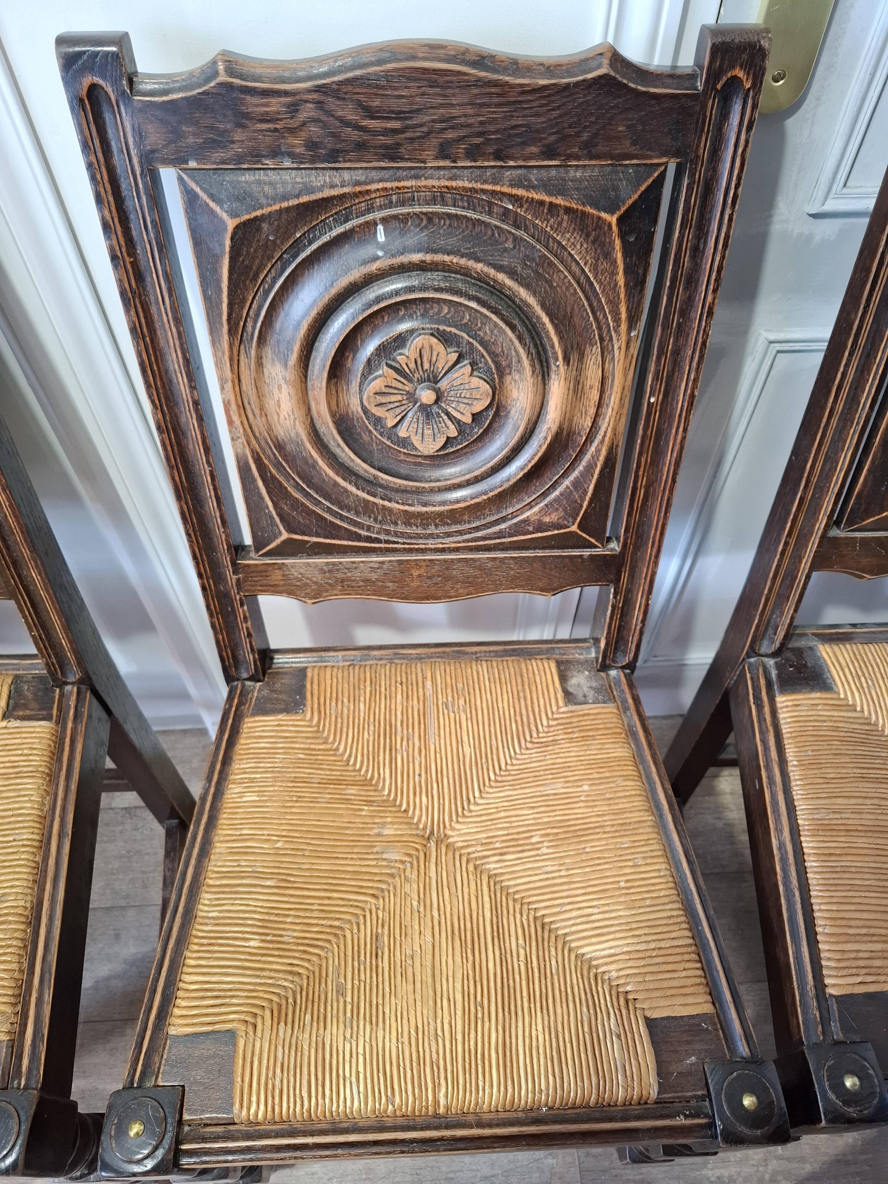 6 Arts and Crafts chairs