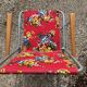Chaise de camping vintage