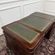 Bureau classique en cuir vert Partnerdesk