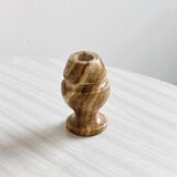 Marble candle holder.