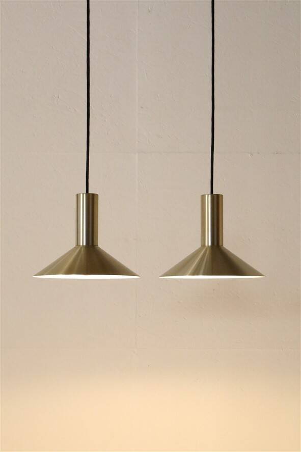 Set of 2 Fog & Mørup / Hans Due “Formel 1” pendant lamps / Mid-century Danish modern design / 1970s