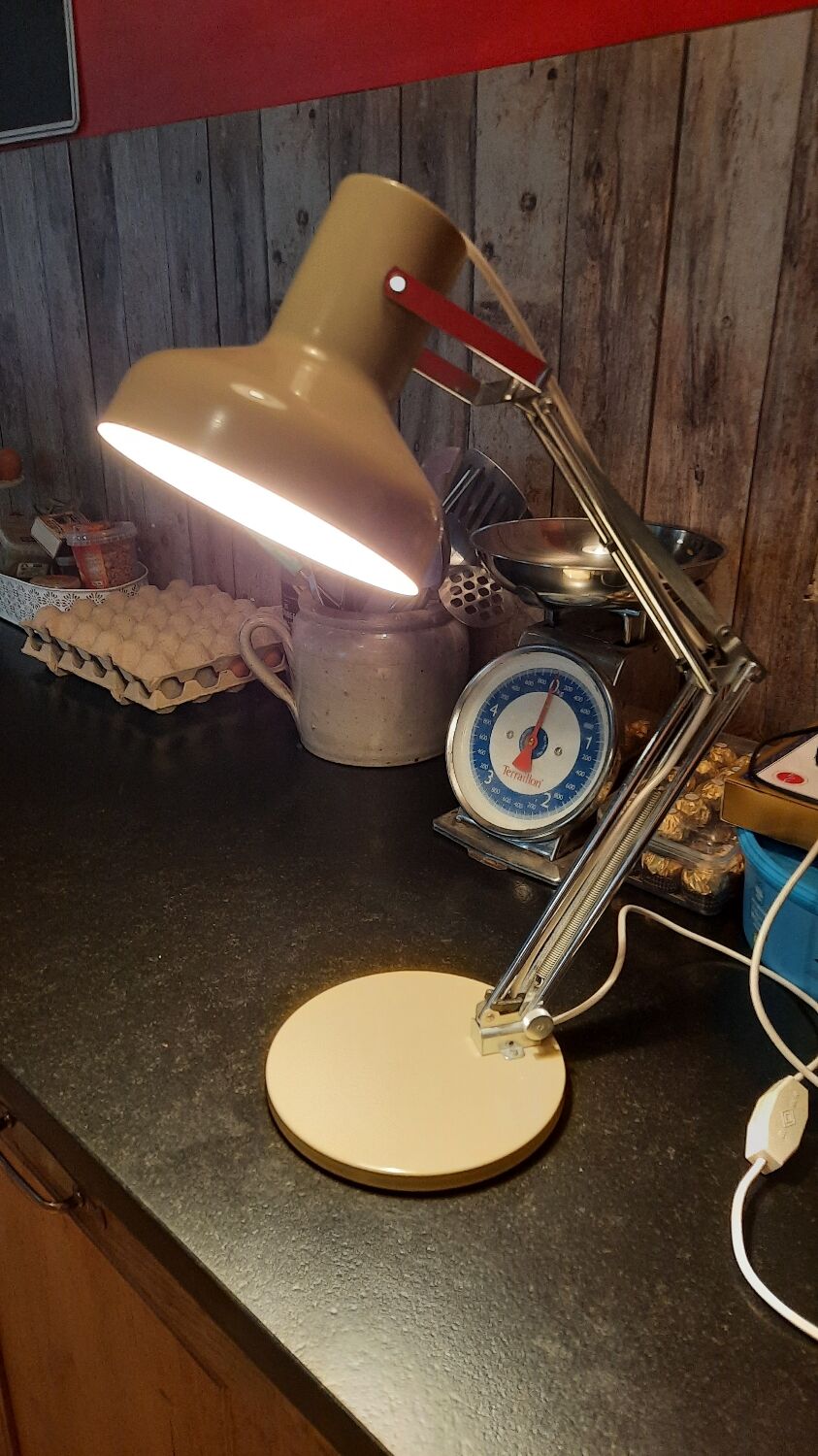 Industrial desk lamp