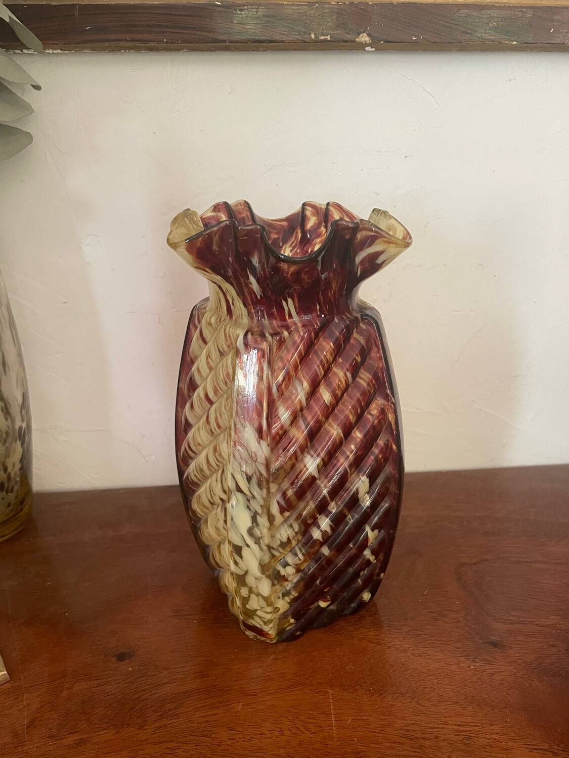 Pair of Clichy vases