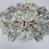 Kinkeldy chandelier with crystal , 1970s