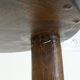 Tabouret rond tripode de traite en bois années 50