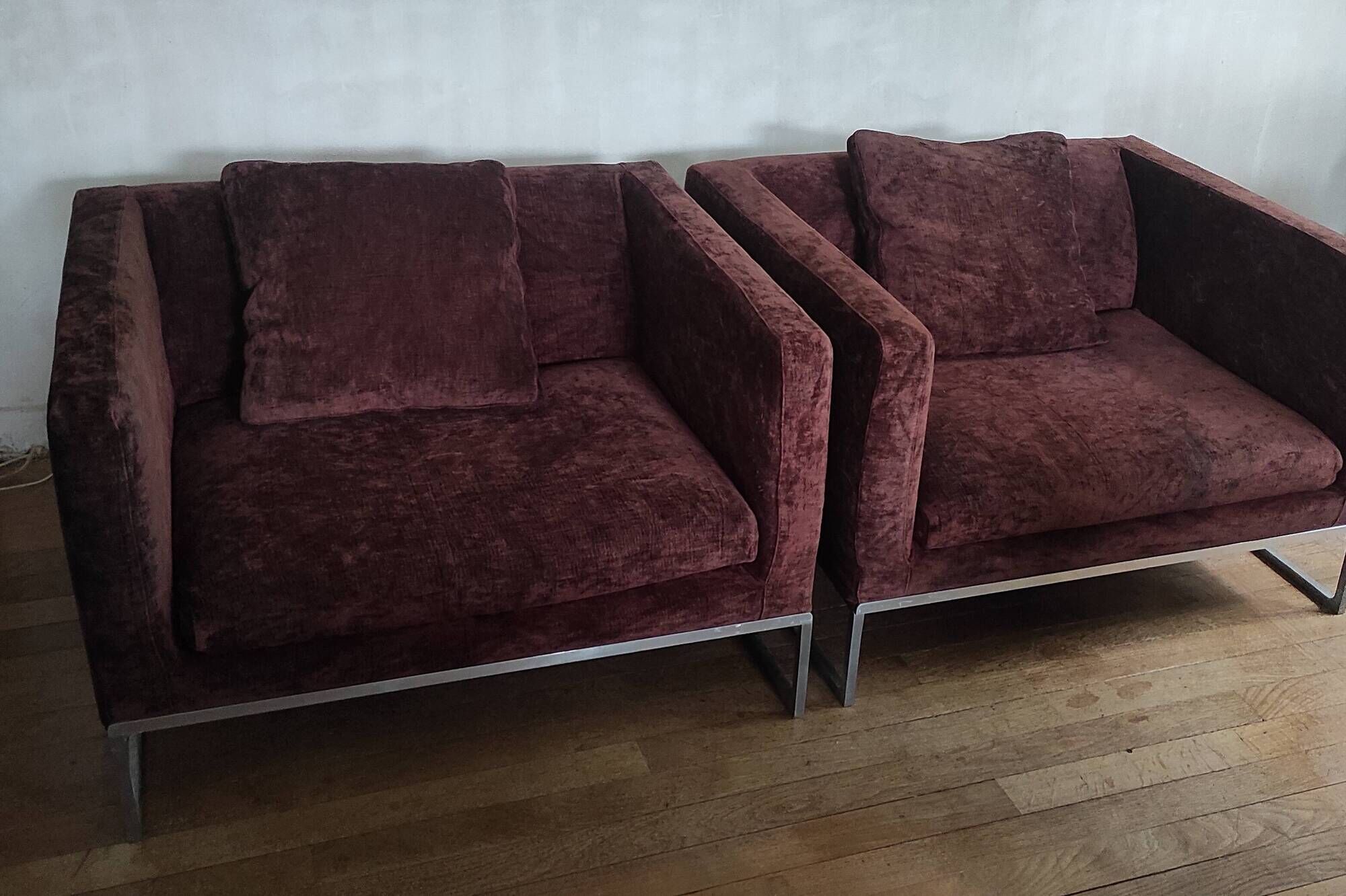 Paire de Fauteuils TIGHT de B&B Italia - Antonio Citterio
