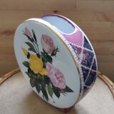 Vase tambourine floral decoration