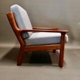 Scandinavian design teak chair stamped 1950
