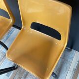 Series 4 vintage school chairs from the 80s