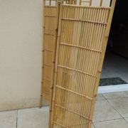 Paravent vintage année 60 rotin bambou