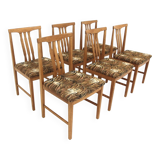 Set de 6 chaises en chêne, Suède, 1960
