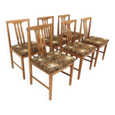 Set de 6 chaises en chêne, Suède, 1960