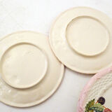 Set of 6 plates blackberries slurry