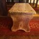 Wooden farm stool, handicraft, XIXh century
