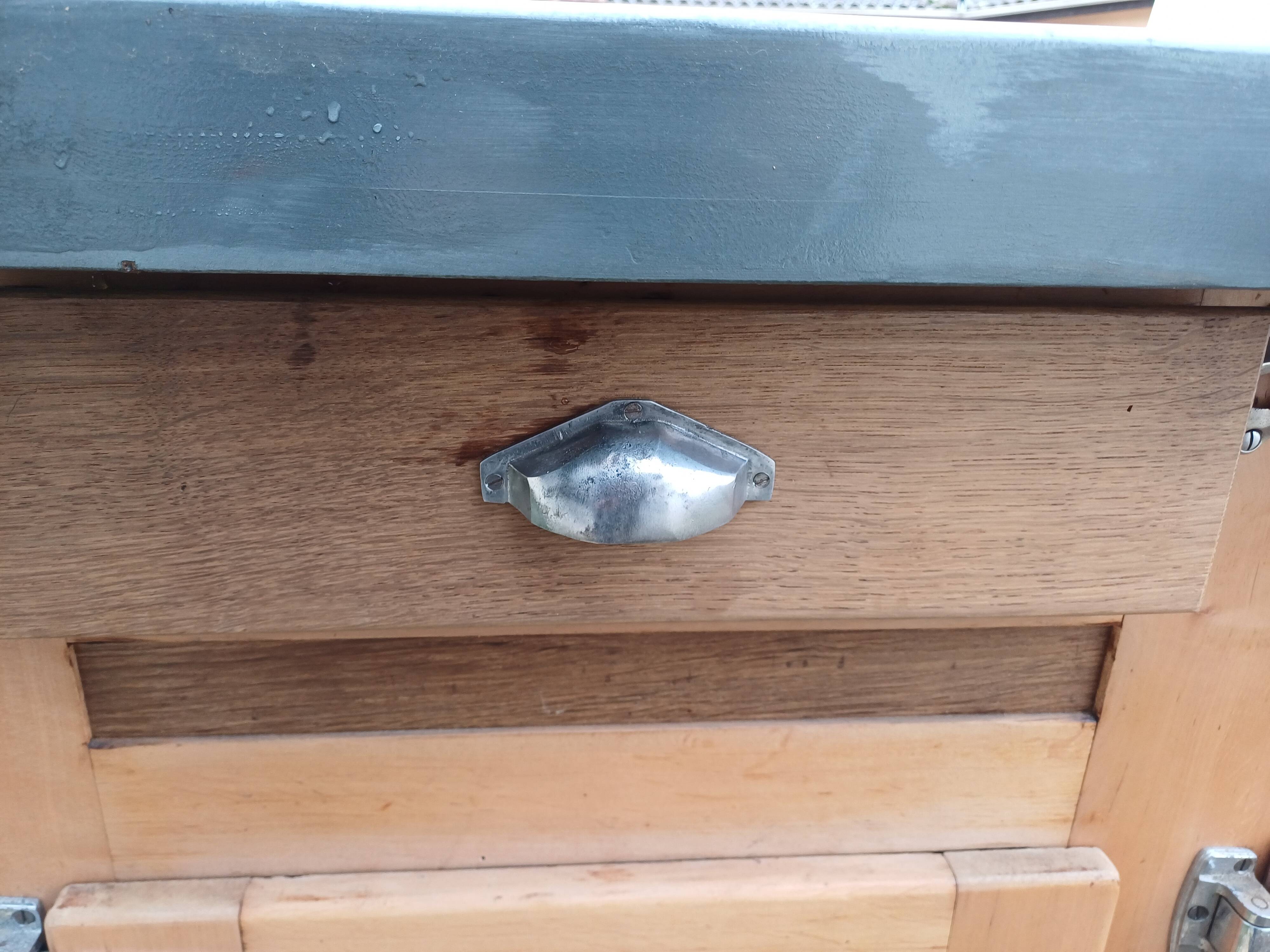 Mr. Bazin's bar counter in Limoges