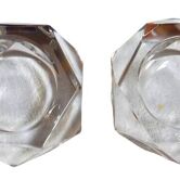 Paire de salerons en cristal de Baccarat