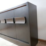 Brutalist mid-century belgium credenza