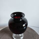 Vintage glass vase