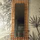 Vintage rattan mirror