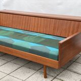 Day bed scandinave en teck 1950/60