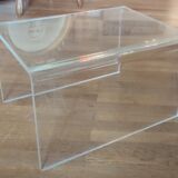Coffee table/end table Plexiglas/20th century design