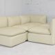 Set of 5 leather armchairs, France 80