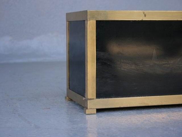 Design planter 1970 brass & bronze